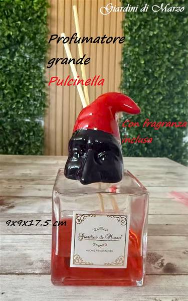 PROFUMATORE GRANDE MASCHERA PULCINELLA