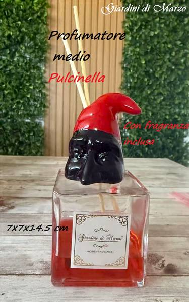 PROFUMATORE MEDIO MASCHERA PULCINELLA