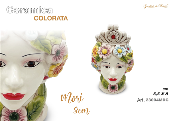 MORO DONNA COLORATO 8 CM