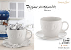 Tazzone Sorriso Bianco
