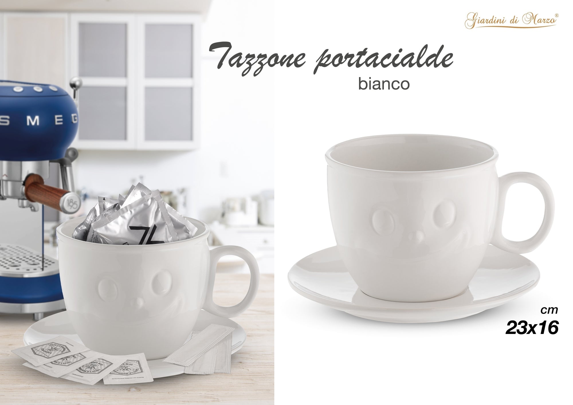 Tazzone Sorriso Bianco