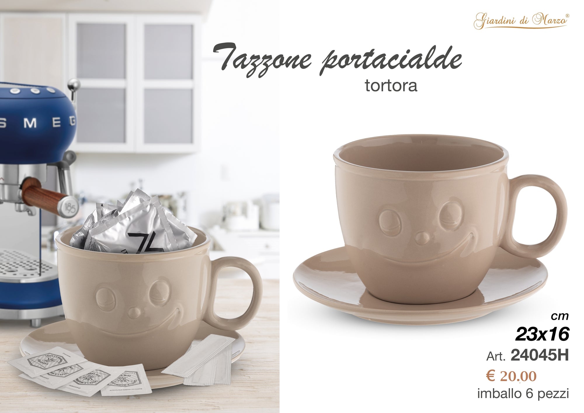 Tazzone Sorriso Tortora