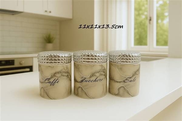 TRIS BARATTOLI EFFET. MARMO ARG. ONLINE