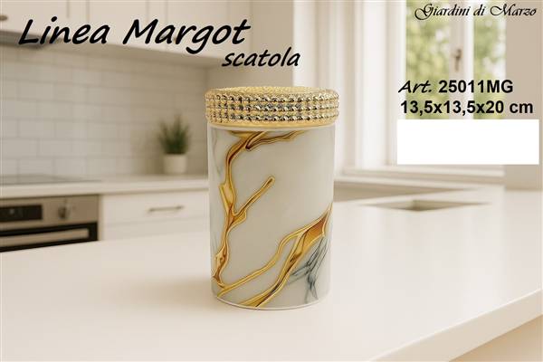 SCATOLA EFFETTO MARMO GOLD