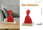 SAN GENNARO ROSSO CON BASE GOLD