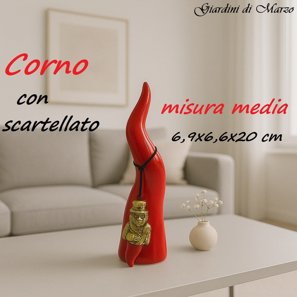 Corno Rosso Grande Con Scartellato