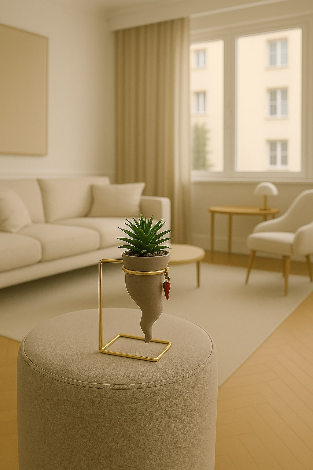 Corno Tortora C/ Piant. 24 Cm