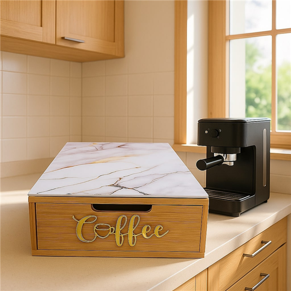 Portacialde Bamboo Eff Marmo Gold Onl