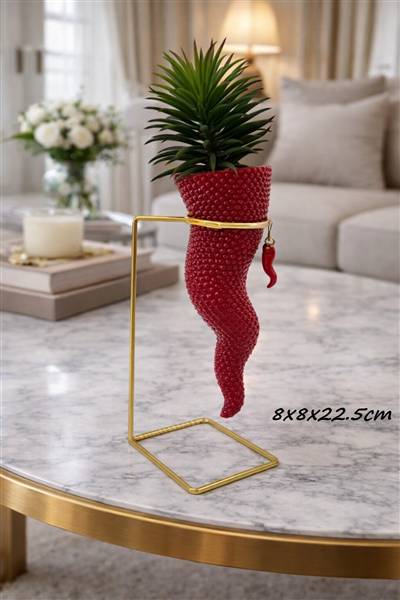 CORNO ROSSO PALL. C/PIANT 22.5CM