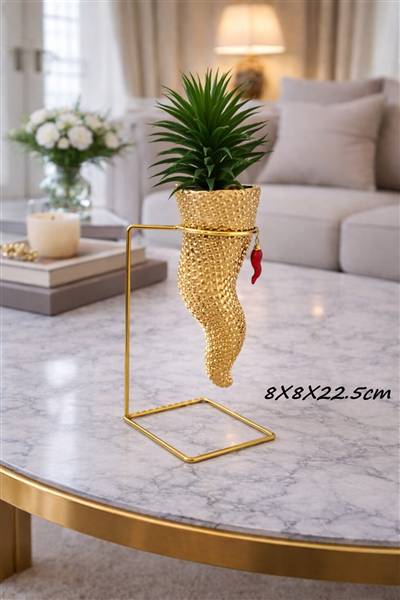 CORNO ORO PALL. C/PIANT 22.5CM