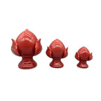 PUMO CHIUSO GRANDE 16 CM ROSSO