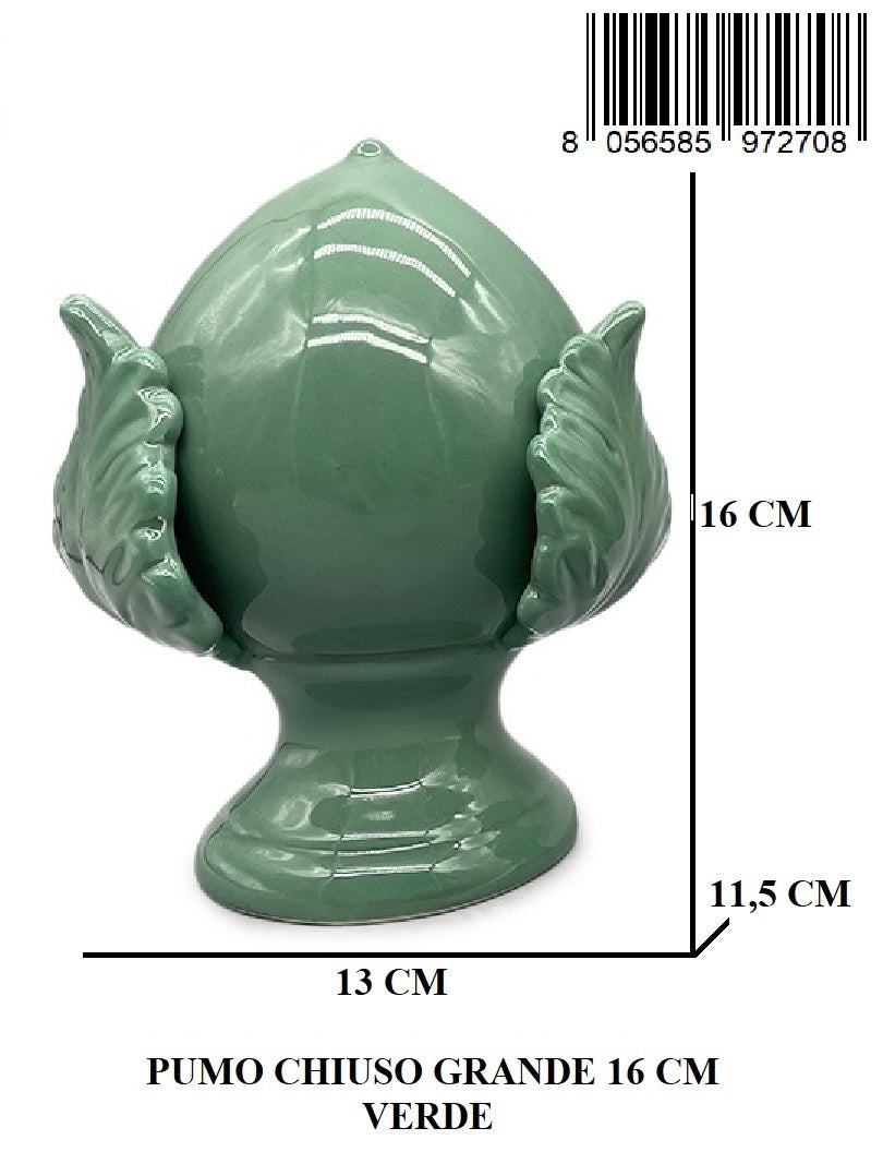Pumo Chiuso Grande 16 Cm Verde