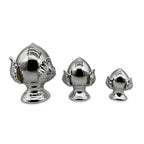 PUMO CHIUSO GRANDE 16 CM ARGENTO