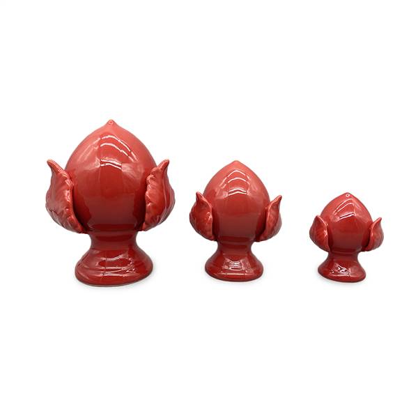 PUMO CHIUSO MEDIO 12 CM ROSSO