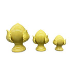 PUMO CHIUSO MEDIO 12 CM GIALLO