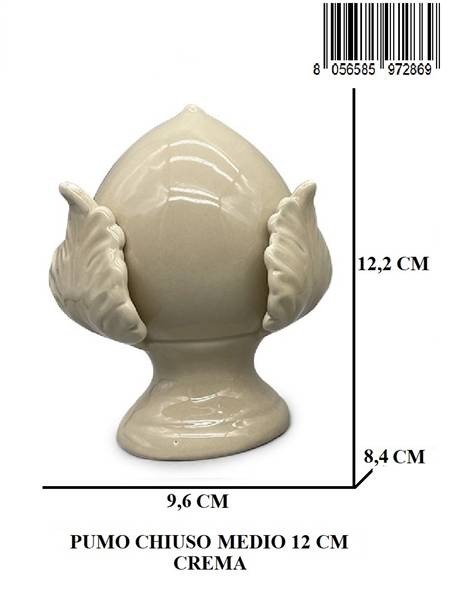 PUMO CHIUSO MEDIO 12 CM CREMA