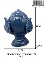 PUMO CHIUSO PICCOLO 9 CM BLU