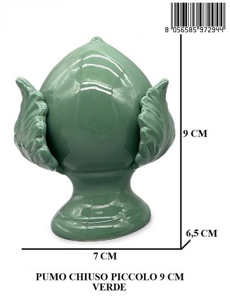 PUMO CHIUSO PICCOLO 9 CM VERDE