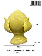 PUMO CHIUSO PICCOLO 9 CM GIALLO