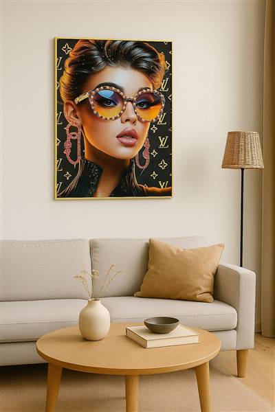 QUADRO DONNA LV NERO