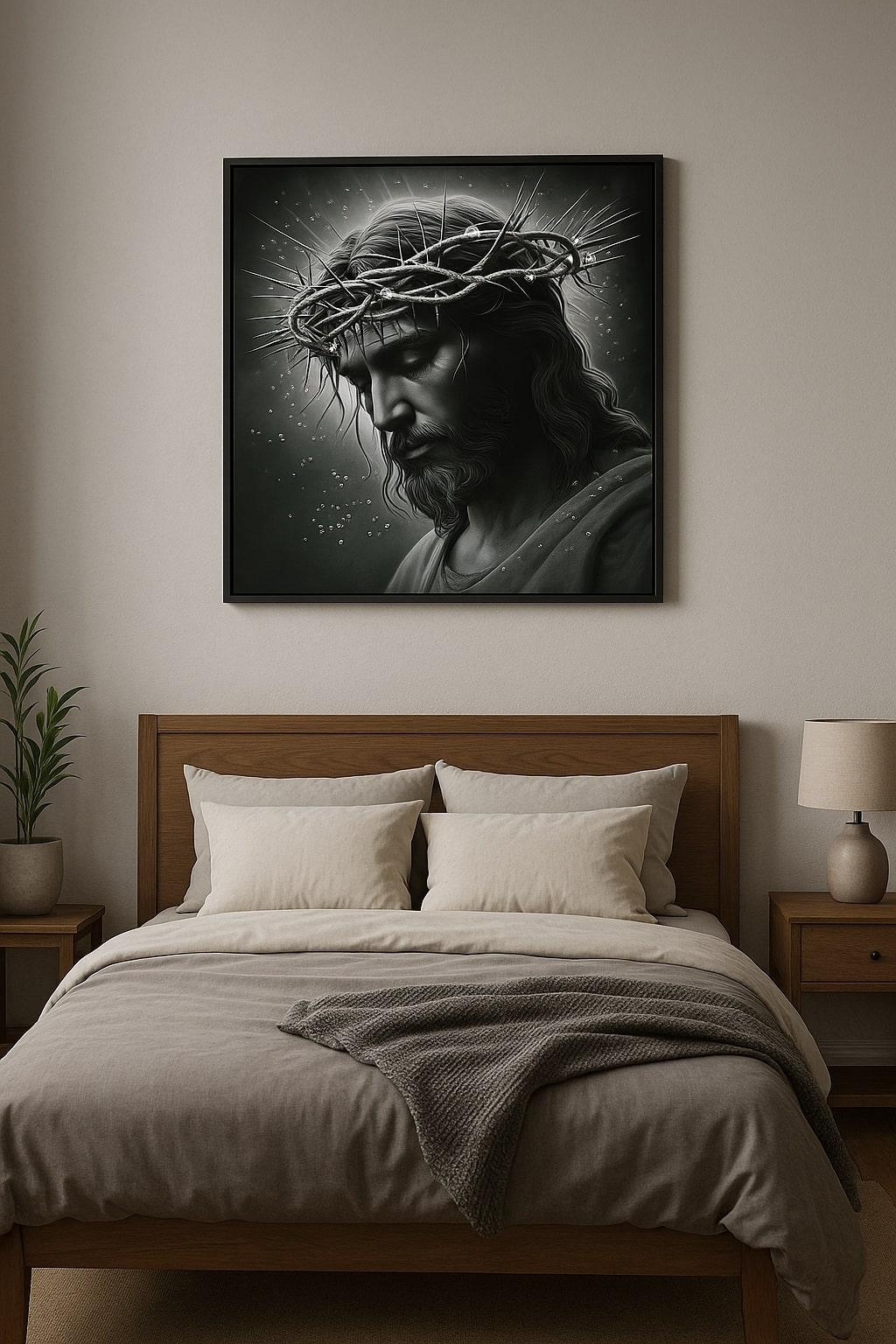 Quadro Cristo Corona Di Spine 2