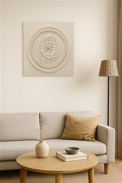 QUADRO ALTORILIEVO 1 SABBIA