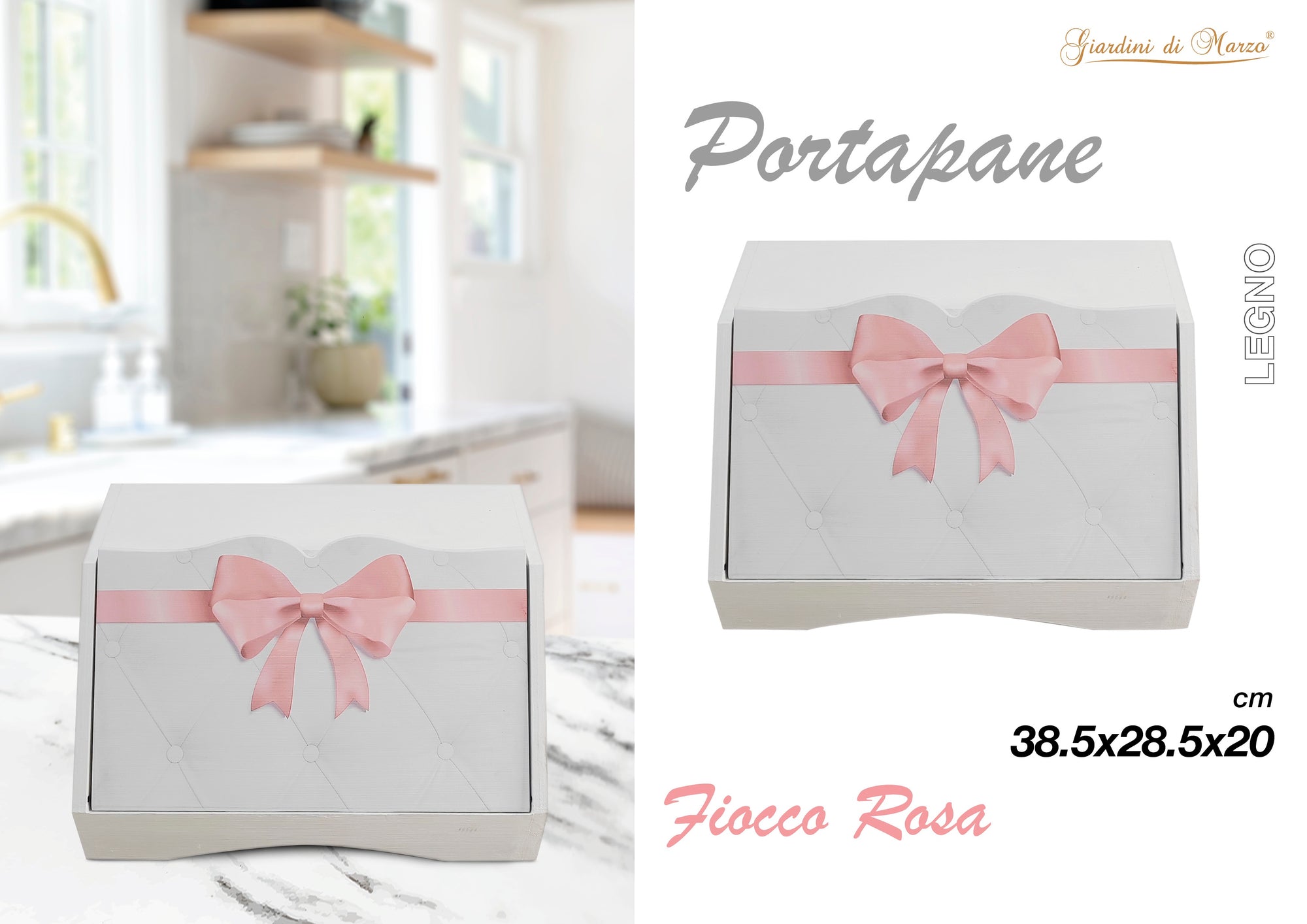 P/pane Bianco Fiocco Rosa Tvg