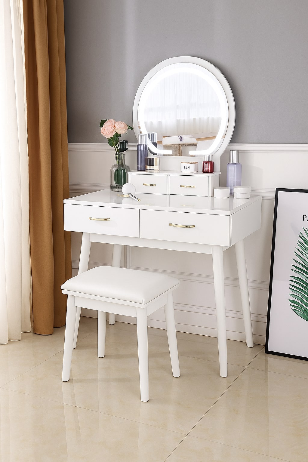 Toilette Specchio Tondo Led